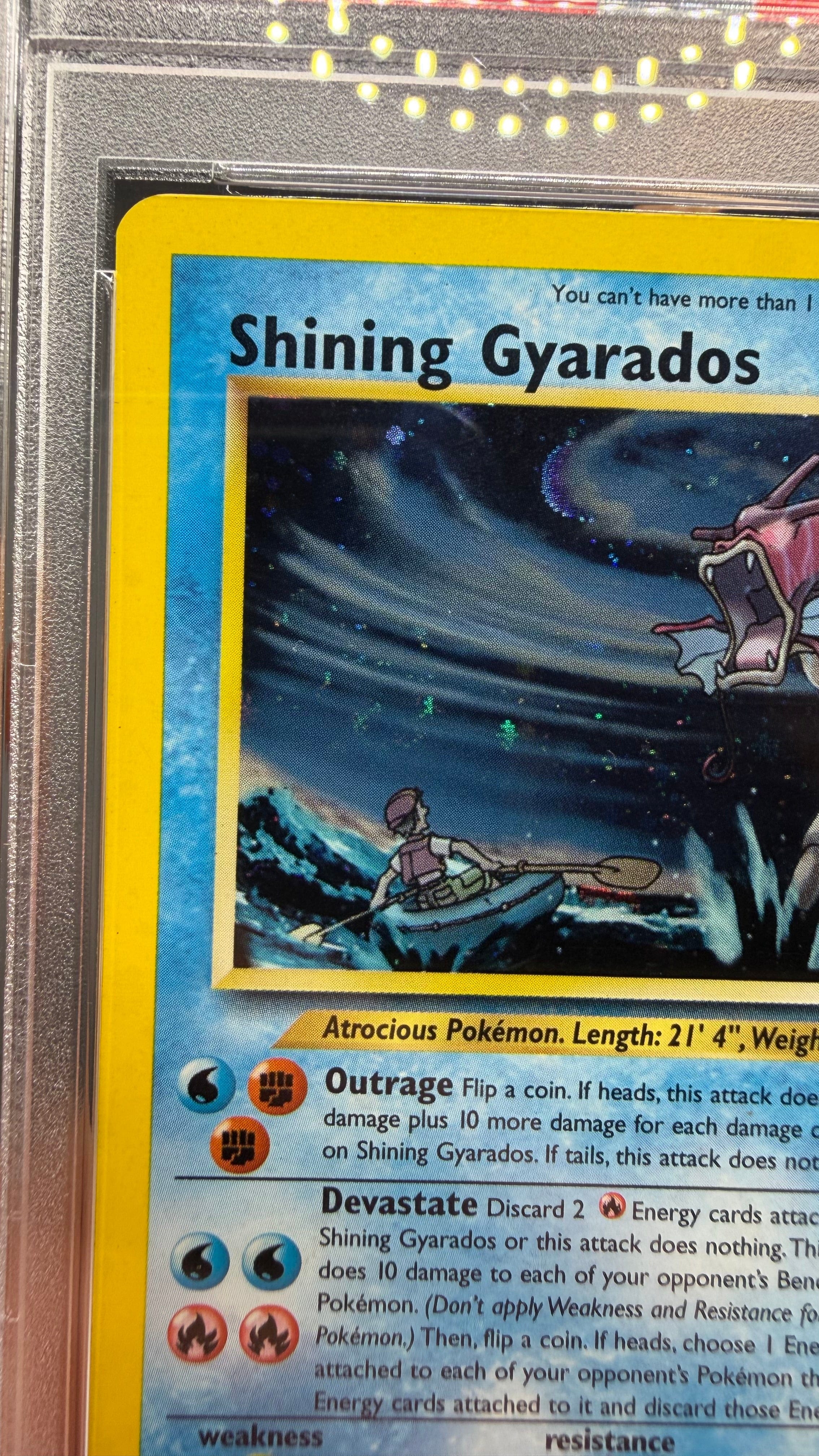Pokémon TCG Shining Gyarados Holo Card Neo Revelation 65/64 PSA 7 NEAR MINT