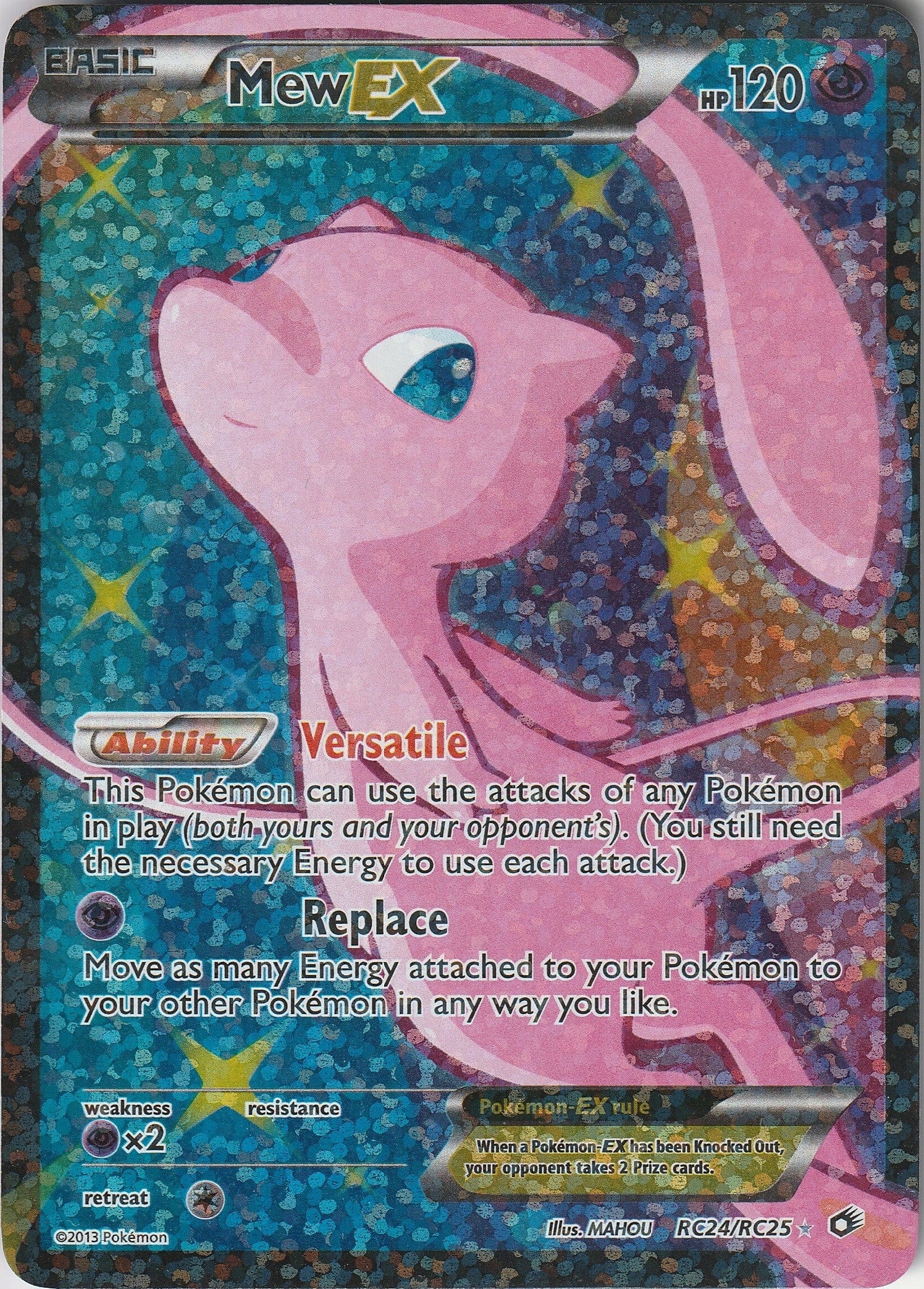 Pokemon TCG Mew EX RC24/RC25 Legendary Treasures Radiant Collection LP 2013 Chrispy Collectables UK