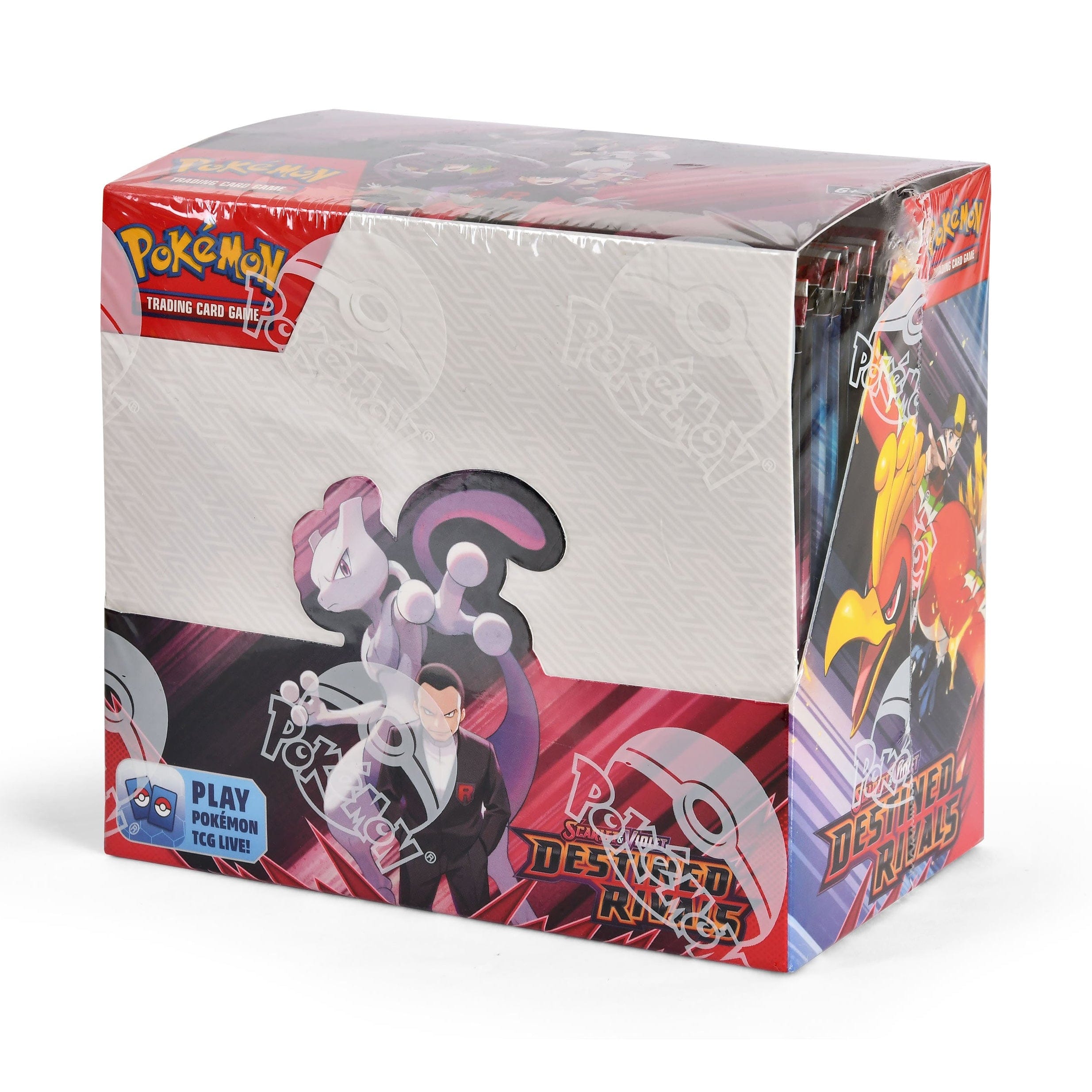 Pokemon Destined Rivals Booster Box (36 Packs) & Acrylic Case