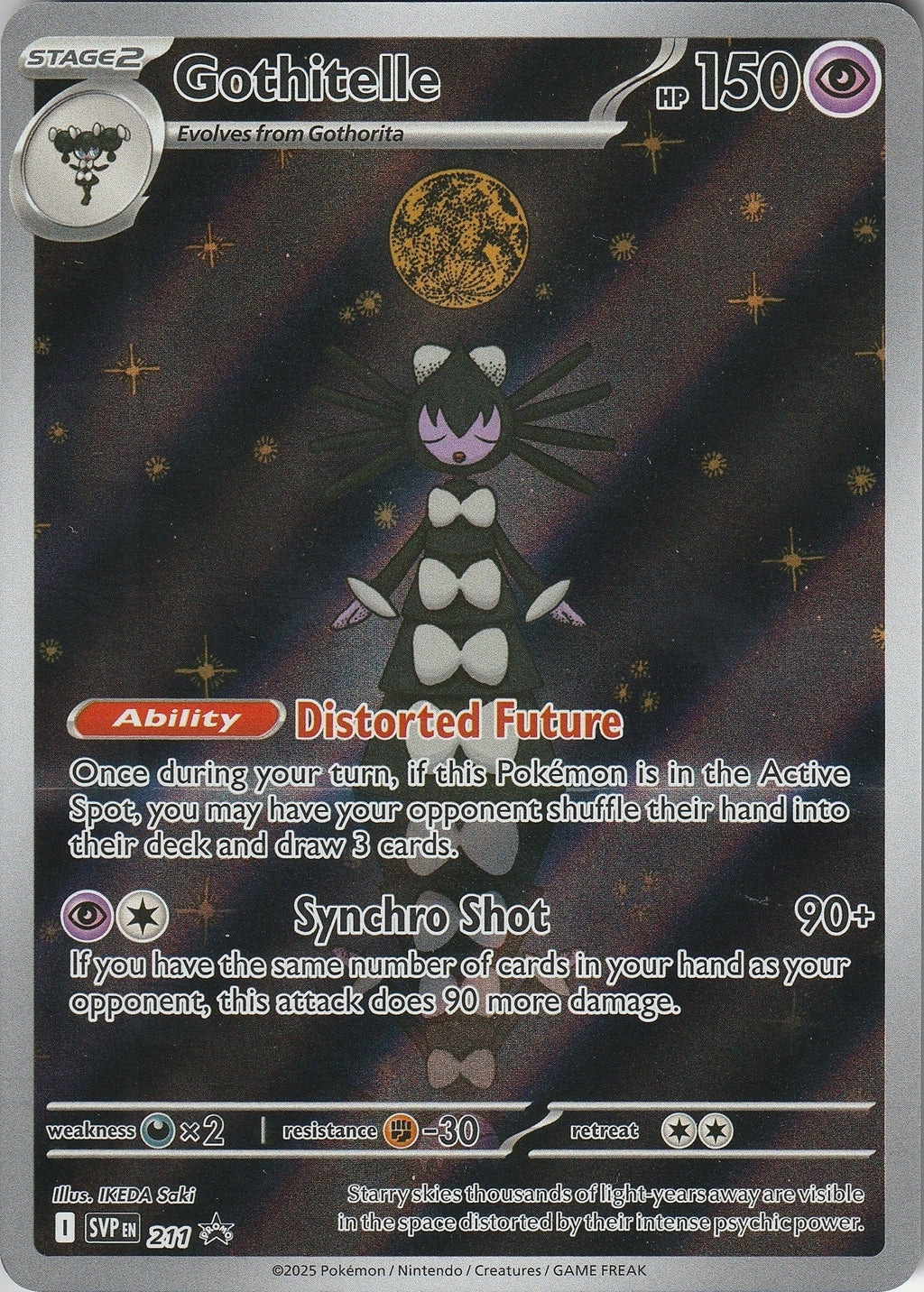 Pokemon TCG Gothitelle SVP 211 Black Star Promo Illustration Rare Near Mint 2025 Chrispy Collectables UK