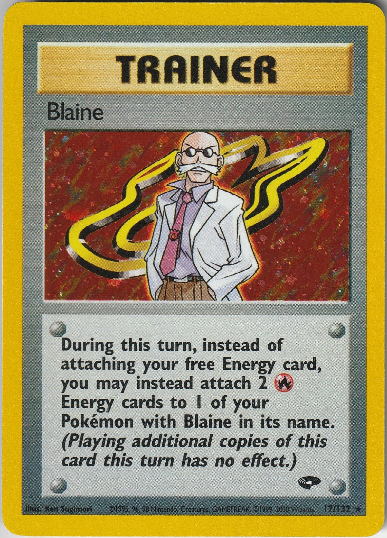 Blaine 17/132 Holo Gym Challenge WOTC