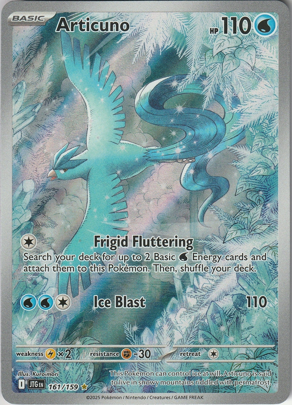 Articuno 161/159 Journey Together Articuno Illustration Rare Holo