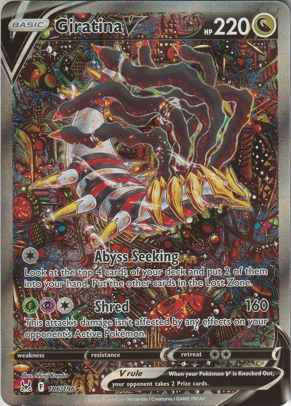 Giratina V 186/196 Swsh11 Lost Origin Holo Secret Rare Alternate Art