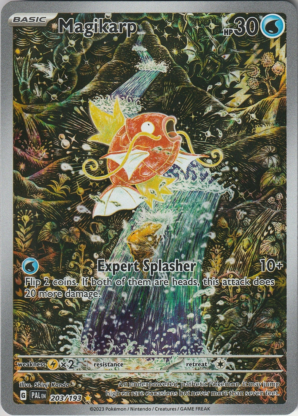 Pokémon TCG Magikarp 203/193 Scarlet & Violet Paldea Evolved Card LP/NM 2023 Chrispy Collectables UK