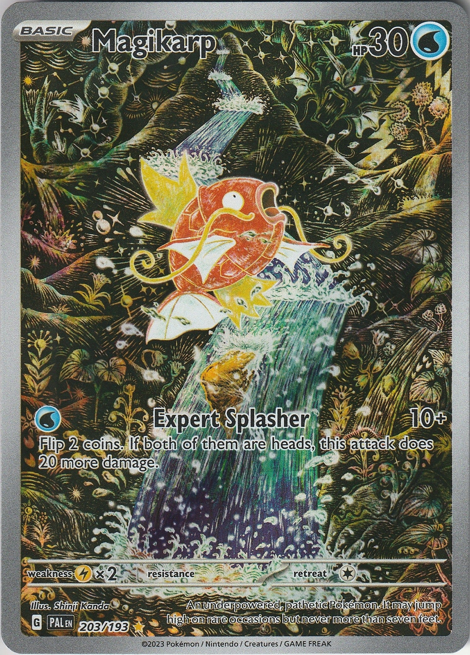 Pokémon TCG Magikarp 203/193 Scarlet & Violet Paldea Evolved Card LP/NM 2023 Chrispy Collectables UK
