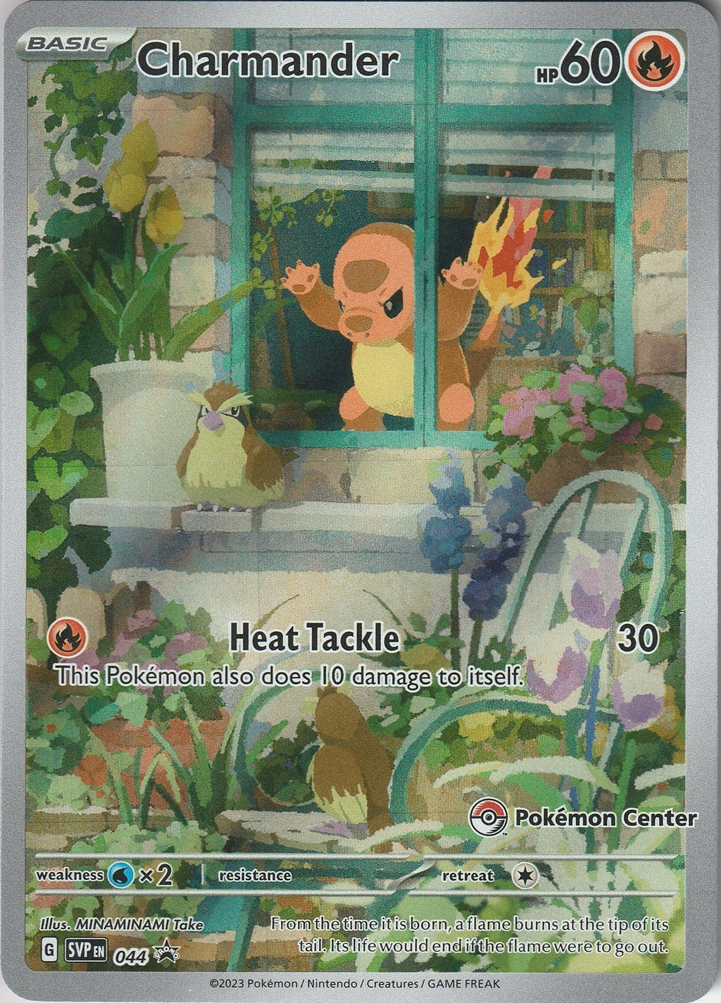 Pokemon TCG Charmander SVP 044 Obsidian Flames Pokemon Center ETB Stamped Promo NM 2023 Chrispy Collectables UK