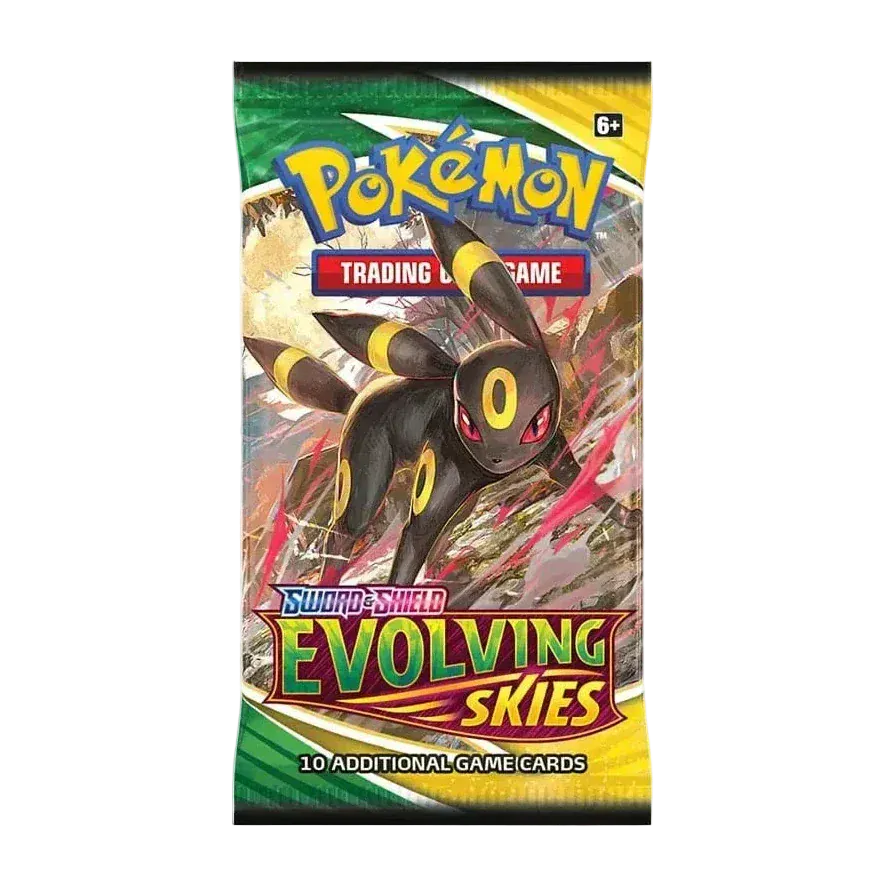 Pokemon TCG Evolving Skies Booster Pack Brand New Sealed (Random Artwork) Chrispy Collectables UK
