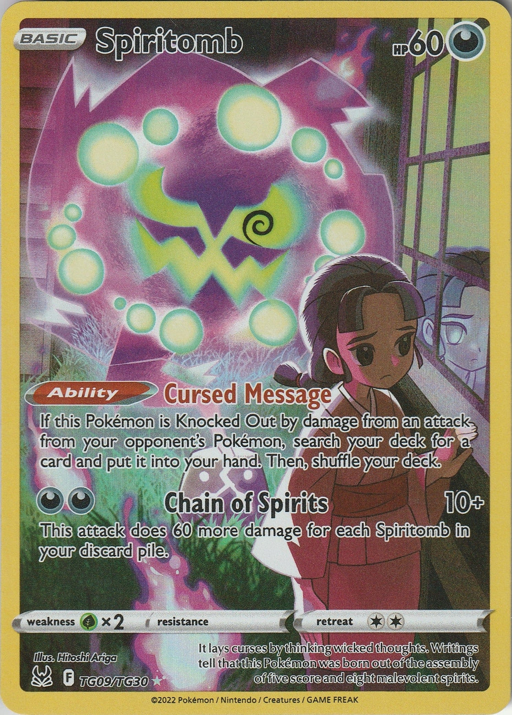 Pokemon TCG Spiritomb TG09/TG30 Lost Origin Trainer Gallery Ultra Rare NM 2022 Chrispy Collectables UK 