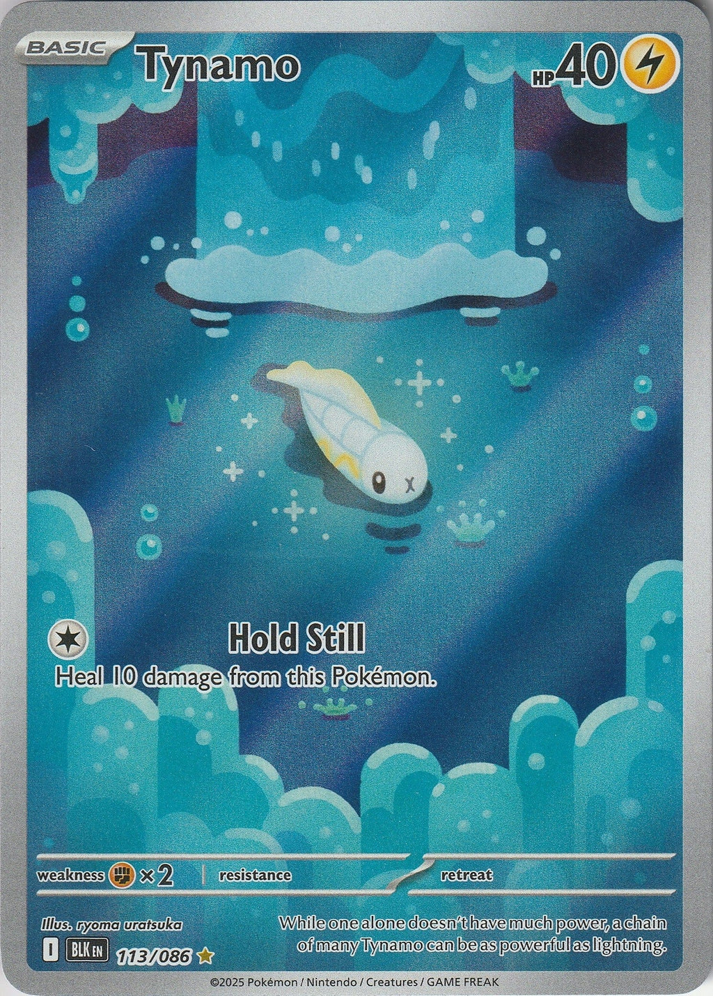 Pokemon TCG Tynamo 113/086 Illustration Rare Black Bolt Near Mint 2025 Chrispy Collectables UK